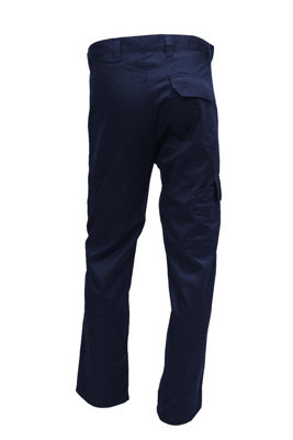 Mans's Navy Cargo Combat Work Trousers , WAIST 28 , LEG 29