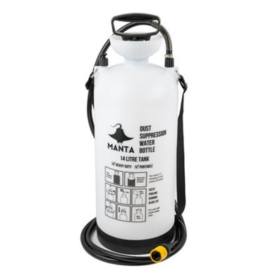 Manta S1400 14ltr Dust Suppression Water Bottle