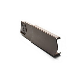 Manthorpe Dry Verge Roof Tile Plastic End Cap - Right Hand Brown