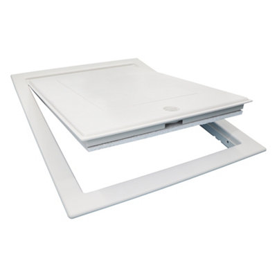 Manthorpe GL250-03 Loft Access Door Hinged Insulated Top Loft Trap Door Easy Opening Attic Hatch Door - 0.56 x 0.72m