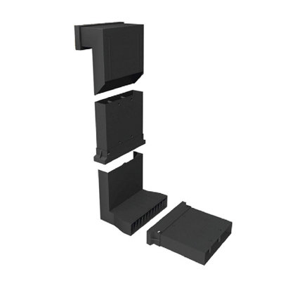 Manthorpe Telescopic Adjustable Underfloor Vent and Extensions No Airbrick