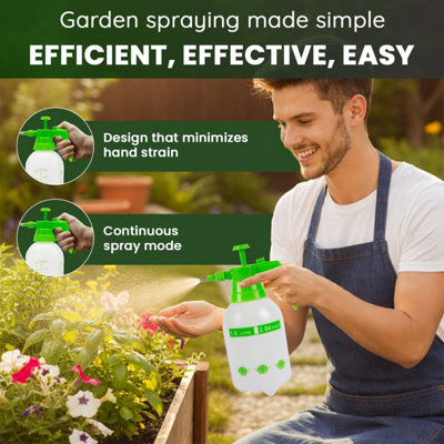 MantraRaj 1.5L Garden Pressure Sprayer Bottle Handheld Weed Spray ...