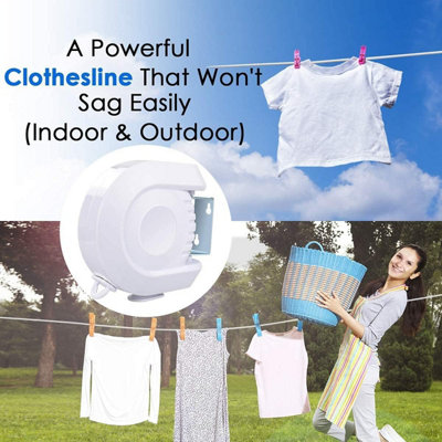 Retractable Clothes Dryer Indoor Air Clothesline MantraRaj 12