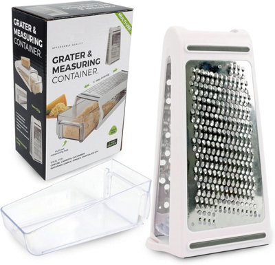 MantraRaj 2 in 1 Cheese Grater with Container 480ml for Kitchen Stainless Steel Multi-Functional Grater Handheld