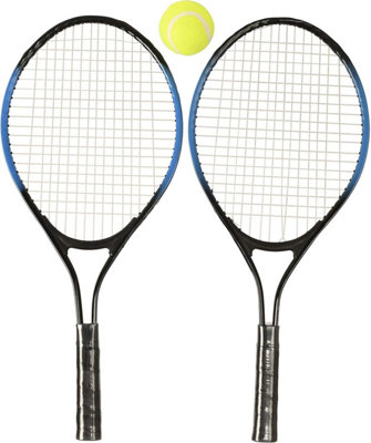 MantraRaj 2 Player Tennis Set With Carry Bag Aluminum Alloy Tennis Racquet Set Including Tennis Ball Garden Game For Kids