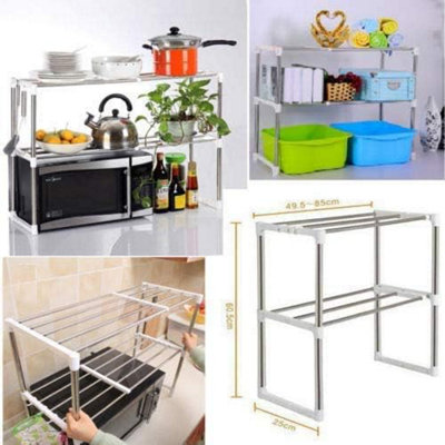 Stainless steel shelf rack deals for kitchen