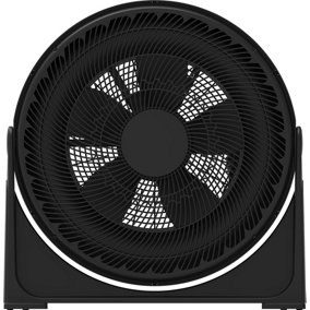 MantraRaj 20" (51cm) Powerful Cooling High Velocity Floor Fan Wall Mountable Air Circulator Fan With 3 Airflow Speed Setting Black