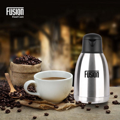 MantraRaj 2L Vacuum Airpot Jug Thermal Coffee Carafe Dispenser