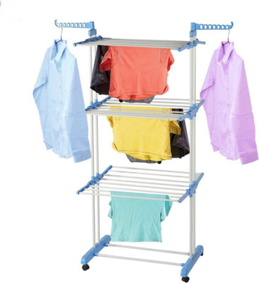 MantraRaj Tiers Folding Portable Clothes Airer 18M Laundry