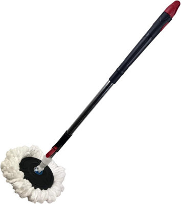 MantraRaj 360 Rotating Spin Floor Mop & Bucket Set with 2 Microfibre ...