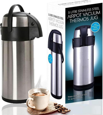 Air Pot Thermos Coffee Pump Pot Flask