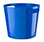 MantraRaj 6 Litre Plastic Handy Plastic Bin Basket Waste Paper Bin Trash Can Lightweight Rubbish Bin (Blue)