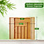 MantraRaj Drawer Organiser Expandable Bamboo Cutlery Tray Kitchen Drawer Dividers 7 to 9 Compartments Wooden Kitchen Organiser
