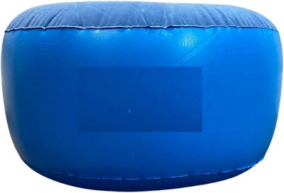MantraRaj Inflatable Foot Rest Foot Stool for Indoor Outdoor Use Travel Multi Functional Pouffe Portable Cushion Footstool (Blue)