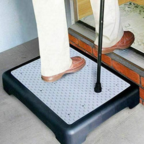 MantraRaj Portable Half Step Stool Mobility Aid for Elderly Non Slip Plastic Stepping Platform for Doorstep, Bathroom