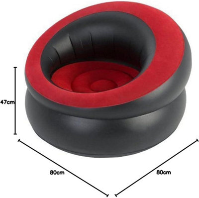 MantraRaj Quick Inflate Gaming Chair, Suitable as Outdoor Furniture ...