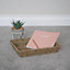 MantraRaj Seagrass rectangular storage basket Tray Shelf Storage Hamper Basket For Home Office Caravan