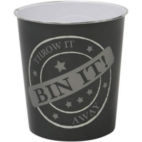 MantraRaj Small Bin It Waste Paper Bin 2.5L Round Trash Can Lightweight Plastic Rubbish Bin