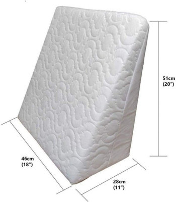 MantraRaj Wedge Pillow Orthopedic Bed Cushion Supports Back And Multipurpose pain relief