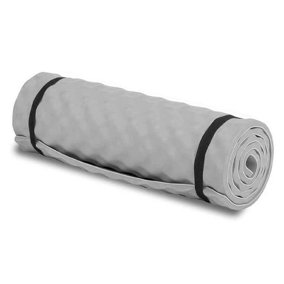 MantraRaj Yoga Roll Mat Grey Camping Outdoor Mat Waterproof Insulated Roll Up Foam Camping Roll Mattress