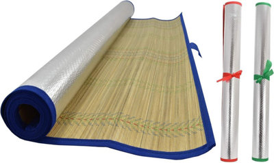 MantrRaj Straw Rolled Beach Mat 70cm x 180cm  Outdoor And Camping Picnic Mat 1 x Random Colour