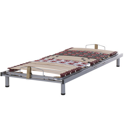 Manual Adjustable Single Bed Grey MOON