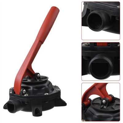 Luocute Manual Hand Bilge Pump For Boats – 32mm Outlet Diaphragm Water Transfer Pump, Portable Waste & Oil Pump For Yachts, Fishing Boats & Marine Use