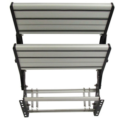 thumbnail image 2 of SecureFix Direct Manual Drop Down Double Step For Motorhome, Caravan – Aluminium 2 of 5