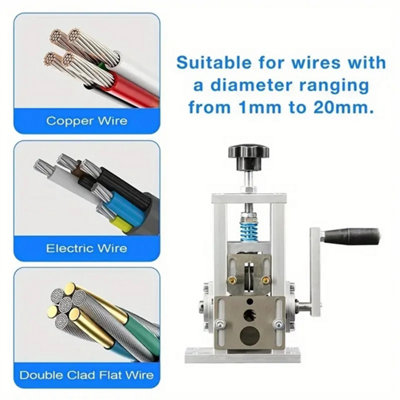 Manual Electric Cable Stripping Machine Scrap Copper Wire Stripper