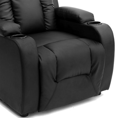 Rocker recliner best sale with cup holder