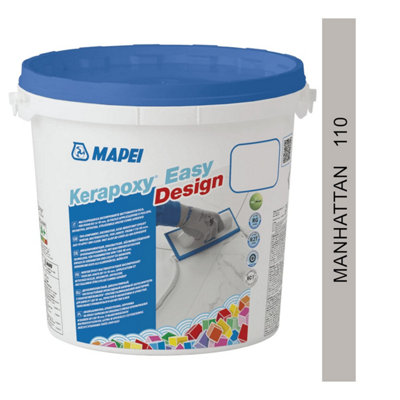 Mapei Kerapoxy Easy Design Grout 3kg Epoxy Grout- 110 Manhattan