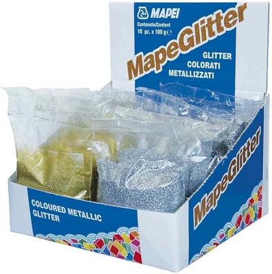 Mapei Mapeglitter Metallic Coloured Glitter 100g- Silver
