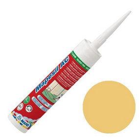 Mapesil AC Mould Resistant Silicone Sealant Yellow 150