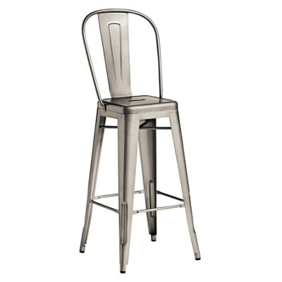 Marabel Bar Stool Gun Metalbreakfast bar stools DIY at B&Q