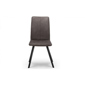 Maralyn Fabric Chair Charcoal Grey