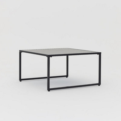 Marbella Black Garden Corner Set with Grey Cushions - 9