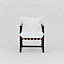 Marbella Black Garden Lounge Set with Ivory Cushions
