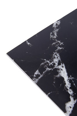 Marble Effect PVC Wall Panels 10 Pieces Set for Stylish Bathroom and ...
