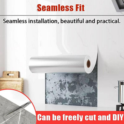 Marble Effect Self-Adhesive Wallpaper Roll, Marble Imitation Self ...