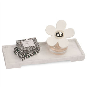 Marble Effect Vanity Tray Small Pukkr