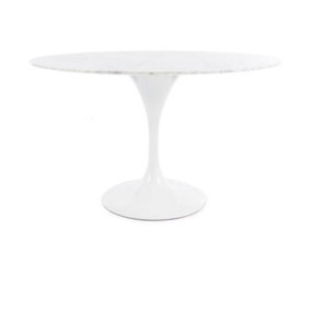 Marble Tulip Large Circular Dining Table