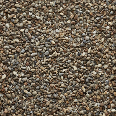 Marbled Oyster Bulk Bag 850 kg - 10-25 mm Grey/Cream Mottled Pebbles - L10 x W10 x H8 cm - 3