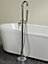 Marc Basin Mixer, Freestanding Bath Shower Mixer & Waste Chrome