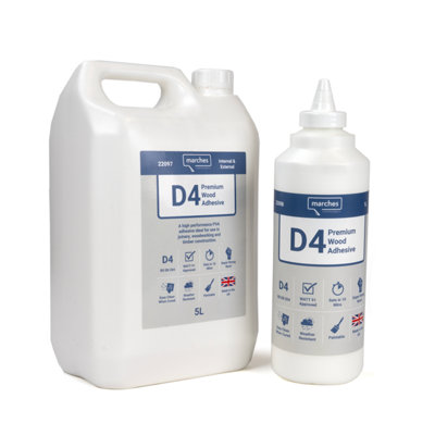 Marches Ironmongery D4 Waterproof Resin Glue - 1L