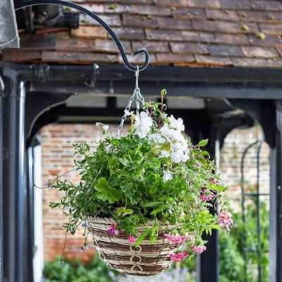 Marco Paul 12'' Round Rattan Effect Plant Holder
