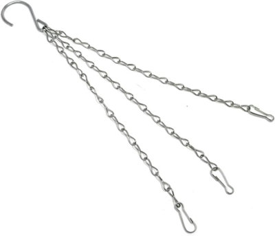 Marco Paul 2 Pack 14" Hanging Basket Chain Heavy Duty 3 Point Chain