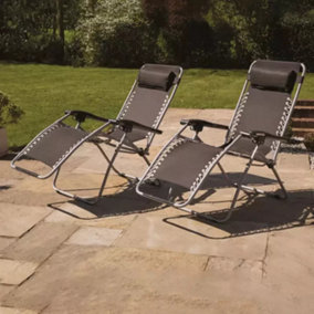Marco Paul 2 Piece Sun Lounger With Shade Canopy