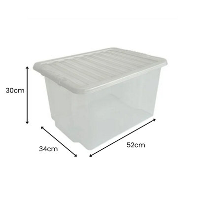 Marco Paul 30L Plastic Storage Box with Lid