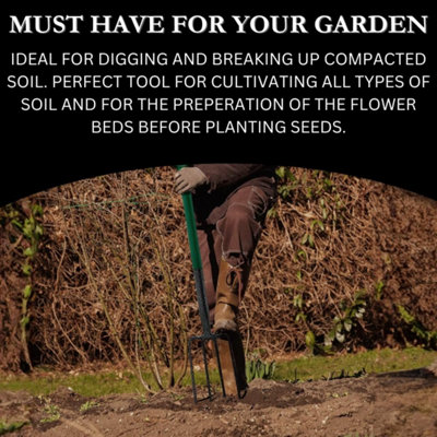New Gardening Tools Lifetime Guaranteed Digging Fork Lifetime Dutch ...