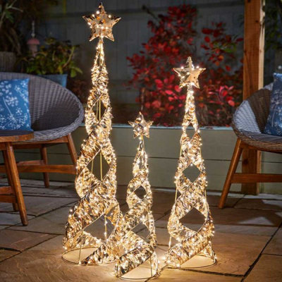 Marco Paul Interiors Digitales Schneeflocken-Neonseil – 40 Cm, Mit Schneefall-Effekt, LED, Für Winter-Deko